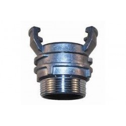 RACCORD  SYMETRIQUE  ALUMINIUM  MALE AVEC  VERROU  D 50 X 2 M