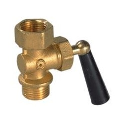 ROBINET  PORE  MANOMETRE  LAITON  1/4 MF