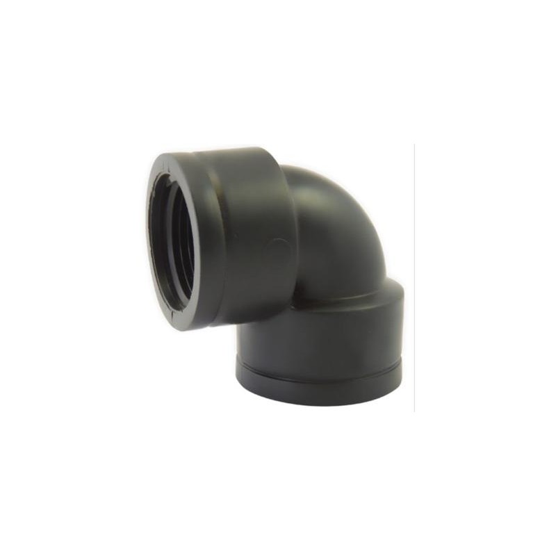 COUDE POLYPROPYLENE  90°  D 3/4  FF