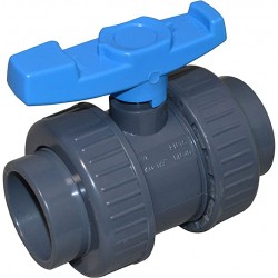 VANNE DOUBLE UNION PVC À...