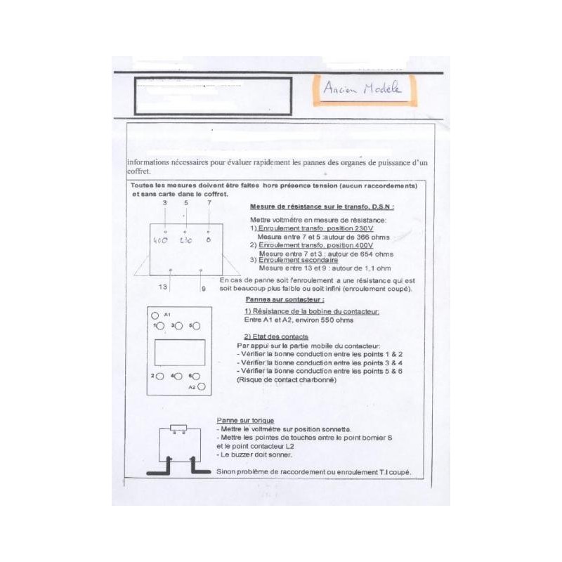 TRANSFORMATEUR  NU  A  INTEGRER  DANS  LE  COFFRET   DSN  51