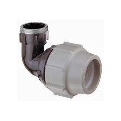 COUDE COMPRESSION 90° D 32X1  FEMELLE