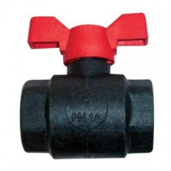 VANNE POLYPROPYLENE D 3/4  FF POIGNEE PAPILLON