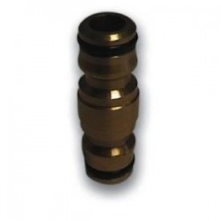 ACCOUPLEUR  LAITON  2  VOIES